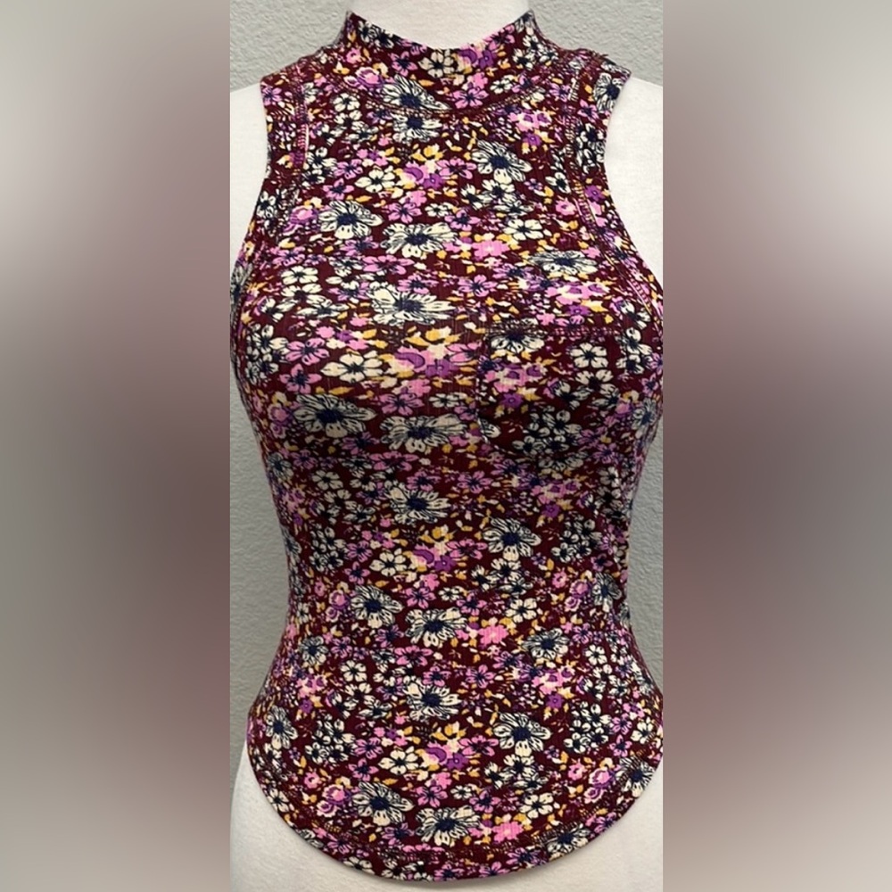 Free People Floral Sleeveless Top - Multicolor🌼 - Picture 6 of 12